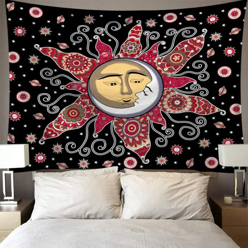 (Buy 1 Get 1) Unique Sun Flower Printed Tapestry