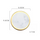 Marbled Ceramic Gold-Plated Heat Insulation Coaster