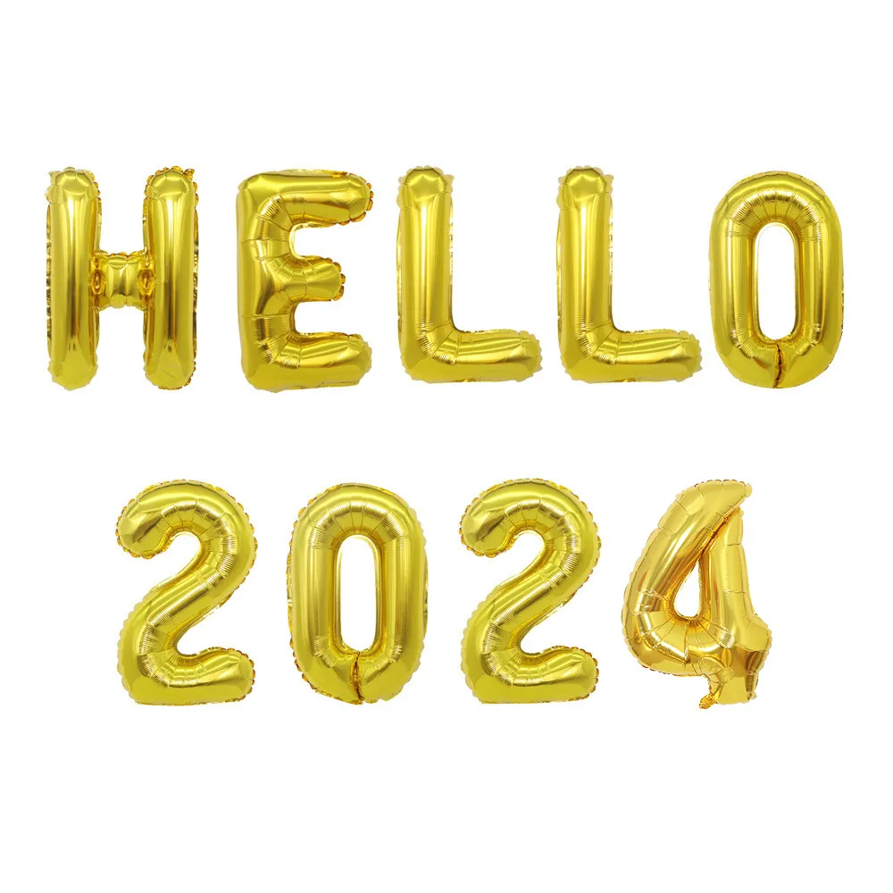 2024 New Year Party Decoration Balloon Set