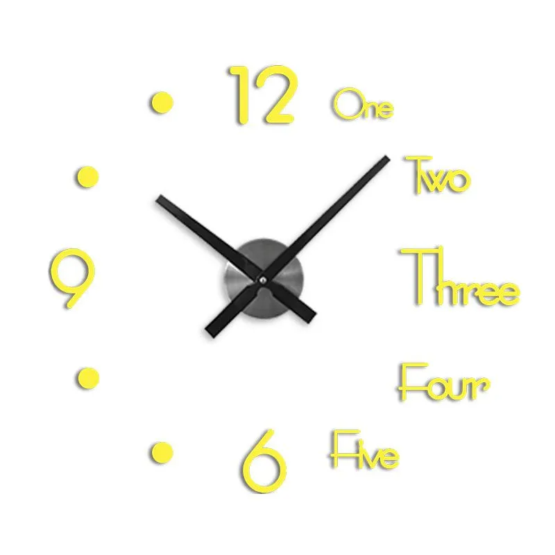 (Buy 1 Get 1) Minimalist Non Perforated DIY Wall Sticker Clock