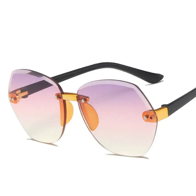 Kids Fashion Big Frame One-Piece Sunglasses