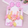 (Buy 1 Get 2) Children Kids Baby Fashion Girls Cartoon Fishtail Bead Necklace Bracelet Earrings Set