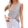Women'S Casual Solid Color V-Neck Loose Tank Top
