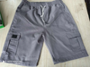 Men Casual Mid-Rise Solid Color Multi-Pocket Sports Shorts