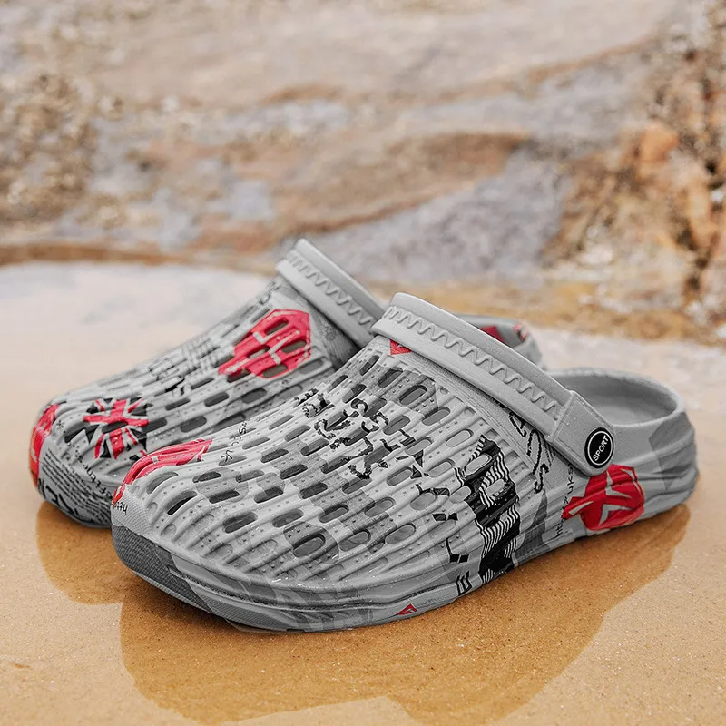 Men Fashion Breathable Hollow Beach Non-Slip Sandals