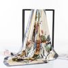 (Buy 1 Get 2 ) Women'S Fashion Floral Print Square Scarf