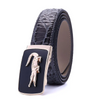 Men Fashion Elegant Crocodile Pattern Belt