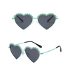 Girls Fashion Heart Shape Flower Decoration Sunglasses