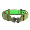 Men Fashion Casual Outdoor Color Block Metal Buckle Tactical Woven Nylon Belt