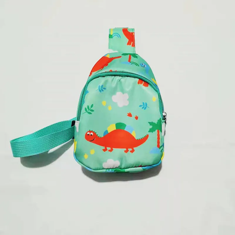 Kids Cute Dinosaur Print Chest Bag