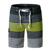 Men Striped Patchwork Casual Shorts