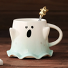 (Buy 1 Get 1) Fashion Household Halloween Ghost Ceramic Water Cup Tableware