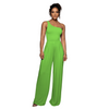 Women One-Shoulder Wide-Leg Pants Fashion Two-Piece Set