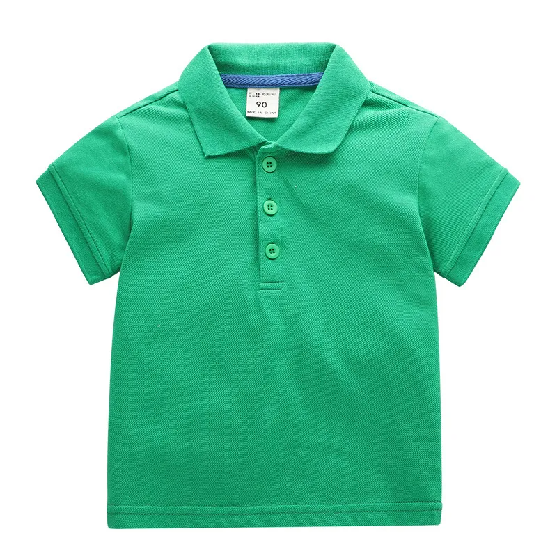 Children Kids Toddlers Fashion Boys Girls Solid Color Long Sleeve Basic Polo T-Shirt