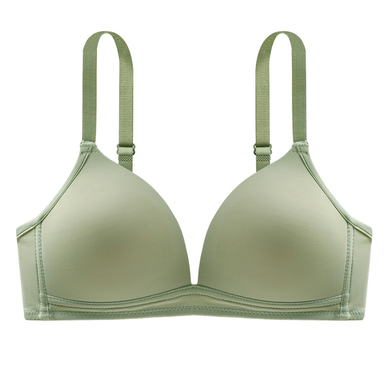 Women Basic Solid Color Comfortable Breathable Bra