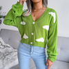 Women Fashion Baiyun Knitted Cardigan Sweater Coat
