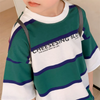 Children Kids Baby Fashion Boys Girls Short Sleeve Stripe Print T-Shirt