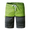 Men Striped Patchwork Casual Shorts