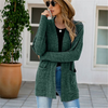 Women Casual Long Sleeve Pocket Knitted Cardigan Coat