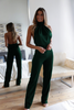 Women Halter Neck Backless Slim Jumpsuit