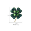 (Buy 1 Get 2) Women Fashion Rhinestone Hollow Imitation Pearl Four-Leaf Clover Metal Brooches