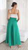 Women'S Loose Casual Solid Color High Waist Wide Leg Vacation Pants