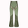 Women'S Fashion Edgy Mesh Color Blocking Hollow See-Through Flared Pants