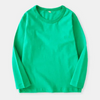 ( Buy 1 Get 1 ) Children Kids Toddlers Girls Boys Solid Color Casual Round Neck Long-Sleeved T-Shirt