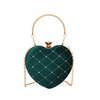 Women Fashionable Heart-Shaped Rhomboid Chain Crossbody Bag