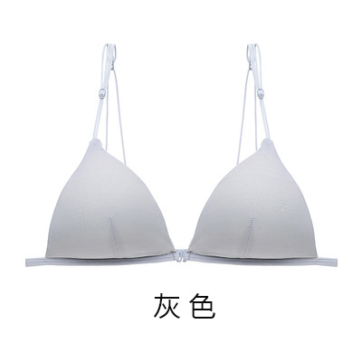 Women'S Ultra-Thin Thin Strap Large Backless Triangle Cup U-Shaped Bra