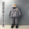 Kids Toddler Big Boys Autumn Winter Fashion Casual British Style Bow Waistcoat Shirt Pants Boys Party Clothing Set