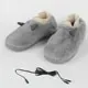 Usb Foot Warmers Adjustable Temperature Heated Feet Warmer Removable And Washable Electric Heating Plush Cute Slippers