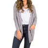 Women Winter Autumn Casual Solid Color Knitted Sweater Cardigan