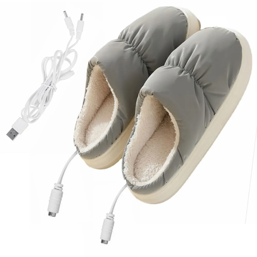 (Buy 1 Get 1) Usb Electric Heating Winter House Slippers Boots