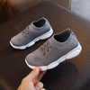 Fashion Boy Girl Solid Color Breathable Stretch Mesh Sport Run Sneakers Shoes