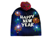 (Buy 1 Get 1) Christmas Happy New Year Bright LED Light Knitted Hat