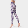 Women Elegant High Waist Floral Printed Yoga Leggings