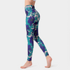 Women Elegant High Waist Floral Printed Yoga Leggings