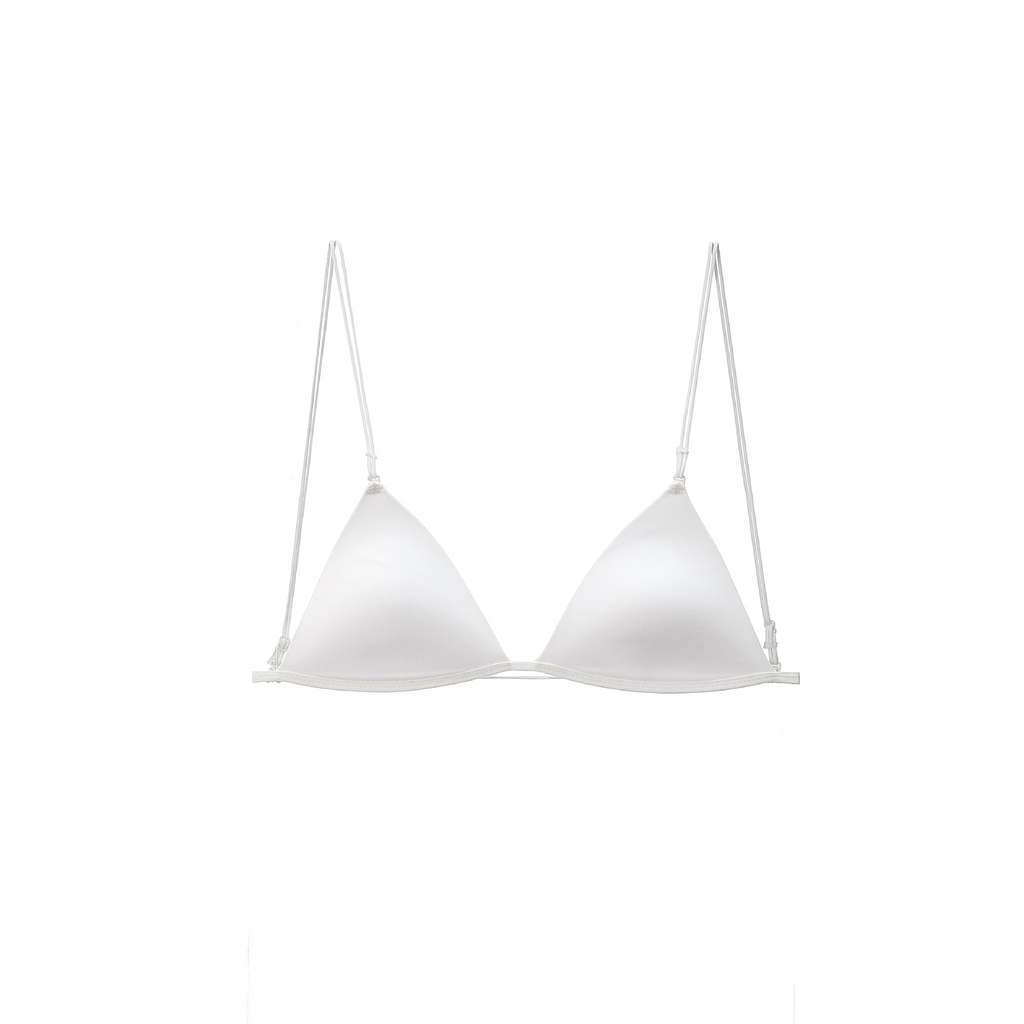 Women'S Ultra-Thin Thin Strap Large Backless Triangle Cup U-Shaped Bra