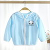 Kids Cute Cartoon Bear Pattern Long Sleeve Zipper Breathable Coat