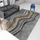 Abstract Ink Smudged Line Carpet Living Room Floor Decoration Mat
