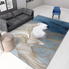 Abstract Ink Smudged Line Carpet Living Room Floor Decoration Mat