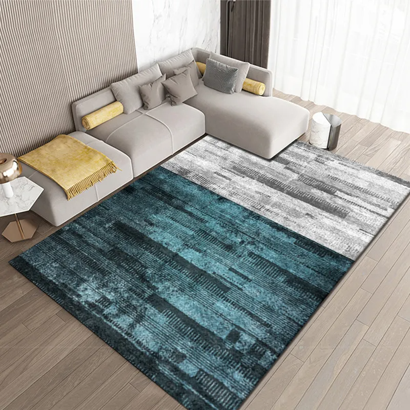 Living Room Ink Abstract Carpet Office Marbling Floor Mat