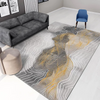 Abstract Ink Smudged Line Carpet Living Room Floor Decoration Mat