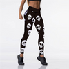 Women Halloween Fashion Cartoon Print Yoga Leggings