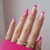 ( Buy 1 Get 2 ) Women Fashion Valentine Day Heart Wearable False Nails