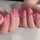 ( Buy 1 Get 2 ) Women Simple Fashion Ballet Pink Gradient Wearable False Nails