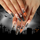( Buy 1 Get 2 ) Women Fashion Halloween Black Flame Heart Cobweb Pumpkin Bat Wearable False Nails