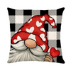 (Buy 1 Get 2) Linen Print Santa'S Love Car Home Pillowcase