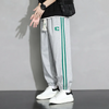 Men Spring Autumn Fashion Casual Cotton Solid Color Plus Size Joggers Pants